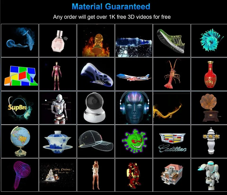 Dynamic Spinning 3D LED Hologram