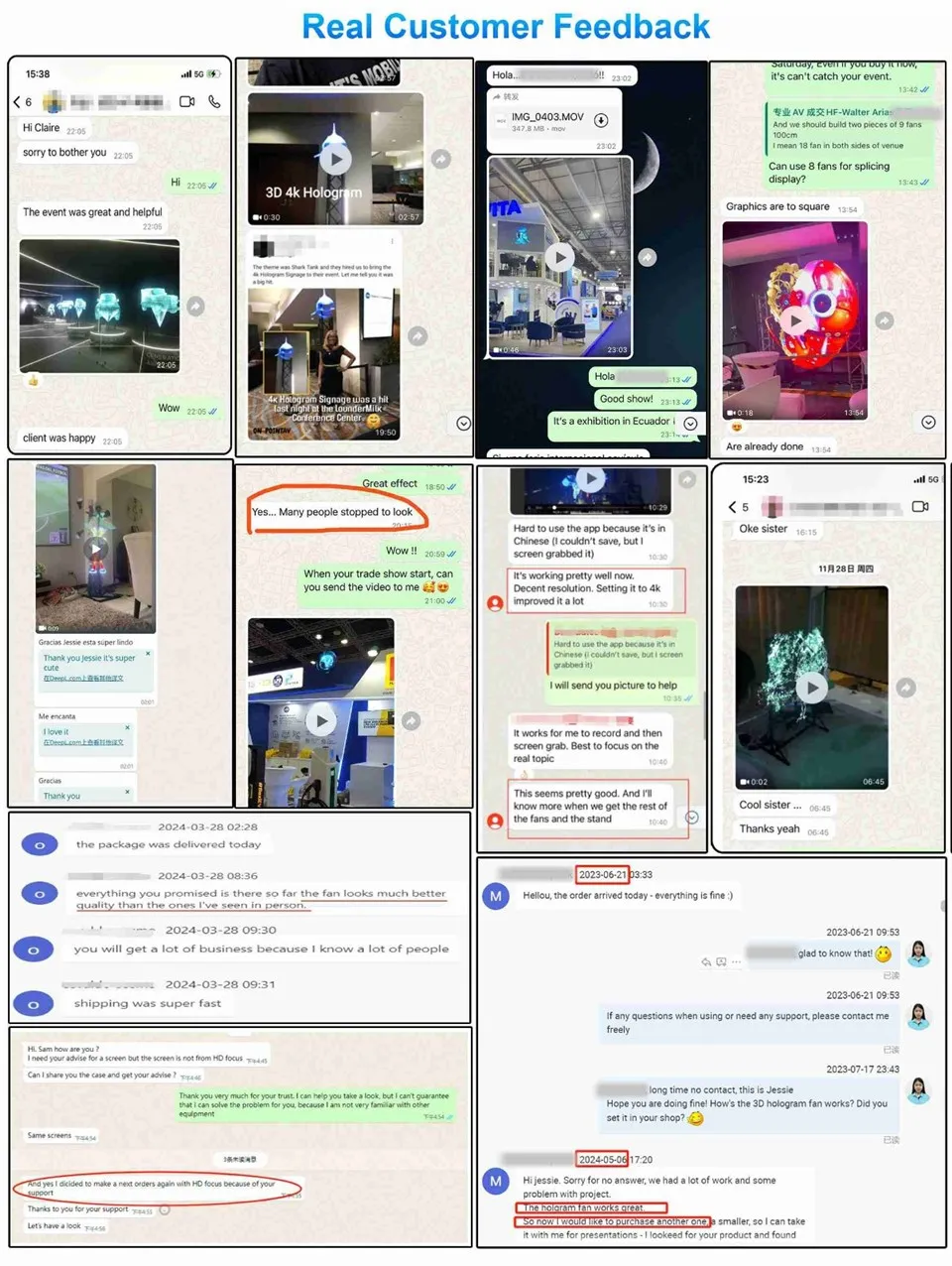 Popular Anime 3D Hologram Fan